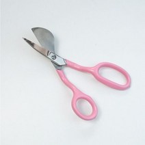 헤어 미용 가위 duckbill blade 술이 달린 카펫 부드러운 고무 손잡이 정밀, 1 pc pink