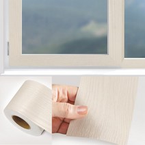 연한 우드 무늬 몰딩시트지 베이지 2.5m 인테리어 샷시 벽지띠 필름지 보수, 10cmX2.5m 연베이지