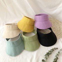 [앙상블 아동/유아 칼라 면 썬캡 모자/썬햇/여름 모자