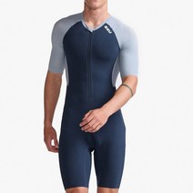 [2XU] Light Speed TechSleevedTrisuit 02 (OUT/WHT) 2XU 철인3종 남성경기복 원피스형, OUT/WHT