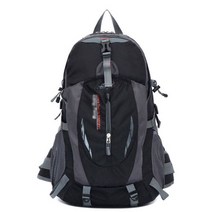 [파워킹] 남성 여성 가벼운 아웃도어 트래킹 등산 배낭 백팩 가방, 블랙