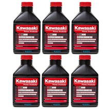 Kawasaki Pack of 6 99969-6084 6.4oz 50:1 2.5 Gallon 2 Cycle Engine Oil K-TECH Blend, 1