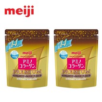 메이지 아미노콜라겐 프리미엄 14일분 2팩 일본 meiji 정품, 2개
