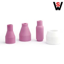 알곤 토치 세라믹 노즐 350A 500A 일반 변형 티그 TIG 용접 쉴드캡, 선택3 세라믹노즐 500A 일반5, 5개