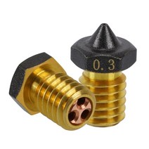 3D프린터필라멘트 최신 CHT 노즐 E3D V6/MK8 PTFE 황동 구리 0.2/0.3/0.4/0.6mm 1.75mm 프린터 용 고 유량, 06 0.8mm_06 2Pcs MK8