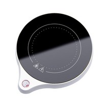 머그 인덕션 컵 워머 보온 머그컵 사무실 200 히터 100° 뜨거운 차 메이커 5 기어 코스터 전기 핫 플레이트 미니 유도 밥솥 가열 패드 220 290, 둥근 흰색