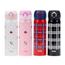 [써모스] [2/1-4일 구매시 스타벅스쿠폰증정] 원터치 보온병보냉병 NEW JNL-502, 색상:블랙체크, 상세 설명 참조, 상세 설명 참조