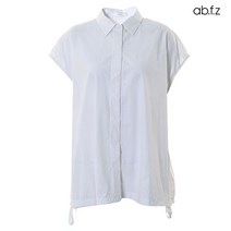 에이비플러스 ab.f.z 카라 원버튼 스트링 단색 블라우스 (AFV5QB36A)