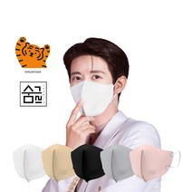 숨그림 광희 마스크 50매 무직타이거 2D 중형 마스크, 베이지_중형_50매