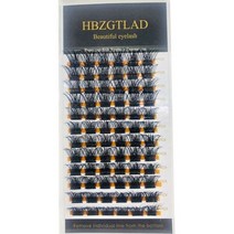 10D-20D 볼륨 빔 속눈썹 세그먼트 자연 DIY 72 클러스터, dd, 0.07mm_16mm | 02