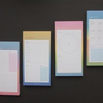 아트박스/안녕오늘 By Gradation TIME FRAME PAD SCHEDULE - M, TIME TABLE