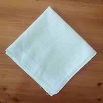 명품손수건 남자 등산 손수건 행거칩 작은 격자 약 30cm 남녀 면화 작은 손 땀을