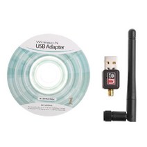 네트워크 랜카드 802.11n/g/b 150Mbps USB2.0 LAN 카드 WiFi 무선 어댑터 안테나 포함, [01] Black