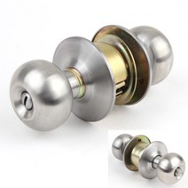 SS락 원형실린더 손잡이 도어록, 1000SS(욕실용 동전타입)