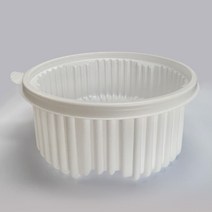 원형 찜 탕 냉면 감자탕 플라스틱 일회용용기 배달용기, 탕용기 소 1800ML, 10개