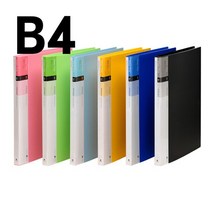 문화 인덱스클리어화일 B4 흑색 F520-31, 단품