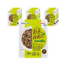굽네 로드 하프라이스 현미채소영양밥 120g, 10팩
