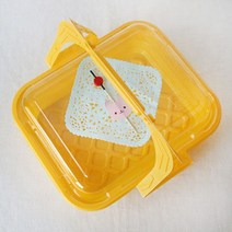 ++티앤북++매24 노랑피크닉1개 10매 도시락포장용기 단체도시락통 일회용도시락 도시락용기 일회용용기++