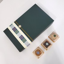 띠지 PB46 전통문양 블루 10장 금 팔각 무늬