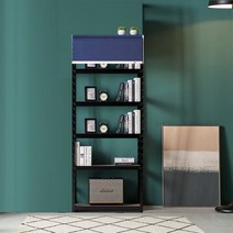 무볼트 앵글선반+블라인드세트 1200x500x2400 6단 .아도라하우스, 블랙6단