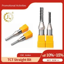 1/2 인치 텅스텐 카바이드 우드 라우터 비트 목공 Arden 3 플루트 스트레이트 밀링 커터 TCT, D12xH30mm, 12.7mm