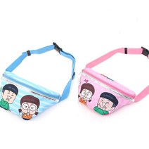 캐릭터 분실방지 허리매는 가방 남자 여자 여행용 앞면포켓 체험학습용 여아쌕 안전