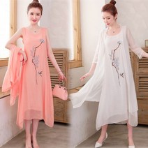 4519 선녀 원피스가디세트 5색상