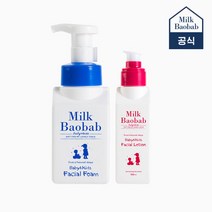 밀크바오밥 베이비앤키즈 페이셜 폼 300ml+페이셜 로션 100ml+오션샘플, 단품없음