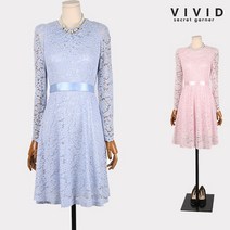 [비비드 시크릿가너] [VIVID SG][VIVID SG] 페미닌 레이스 원피스 VS11