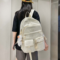 초등고학년 중학생 가방 책가방 학생 백팩 배낭 아이보리