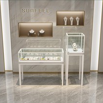 보석 쥬얼리 디스플레이 백화점 유리 진열장 금은방, 150폭 45높이 95cm (색상은 메모)