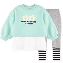 릴리푸리 러블 레이어드 기모 상하세트