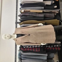 막스카라 헤링본 H라인 뒷 포인트 자켓 M94MWJ006MEN155