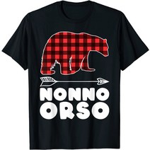 브랜드없음 Mens Nonno Orso Grandpa 크리스마스 베어 티셔츠