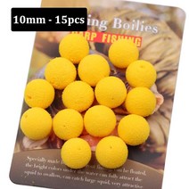 어항 물고기 거북이 열대어 자동 먹이 급여기 급여 급식기 ABox Pop Up Boilies 잉어 낚시 액세서리 부력, 14 Yellow - 10mm