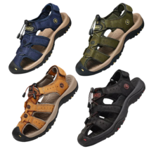 [Myshe]패션 아웃도어 샌들 충격흡수 고무창 남성샌들