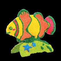 [동기오피스] 볼클레이 물고기 크라운피쉬