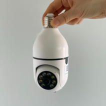 전구형 무선 CCTV 스마트폰 간편 설치 360도 회전 매장 사무실 창고 실외 카메라, 전구형 CCTV+64GB