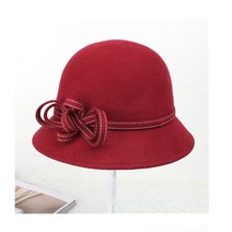명양피프 큐티 앙고라 리본 벙거지 겨울 여성 모자