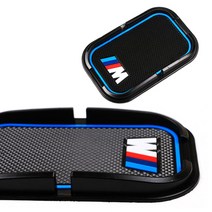 BMW M 논슬립패드 차량용핸드폰 거치대 미끄럼방지 자동차용품 악세사리, 레드