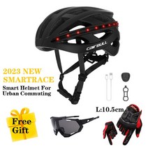 스쿠터 헬멧 Cairbull-전기 스쿠터 헬멧 턴 시그널 Led MTB 남성용 사이클링 리모컨 조명 포함 PC + EPS, 02 C10 Matte Black-2