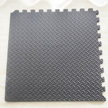 홈짐 폼 바닥 매트 기숙사 단열 방음 층간 소음 운동, 블랙잎 패턴_57x57x1.0cm 1조각
