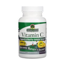 네이처스앤서 비타민C 1000mg 100정 베지캡슐 vitC 아스코르브산 스테아르산 규산칼슘 stearic acid calcium silicate AscorbicAcid