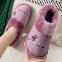 면화 슬리퍼 남성용 가을과 겨울 두꺼운 따뜻한 실내 가정 야외 미끄럼 방지 크기 두꺼운 바닥 남성용 면화 슬리퍼 여성용