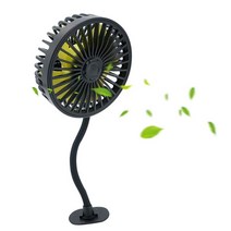 차량용냉장고 온장고자동차 팬 쿨러 360 도 회전 조정 가능한 USB 냉각 팬 대시 보드/뒷좌석 3 단 에어컨, 한개옵션0