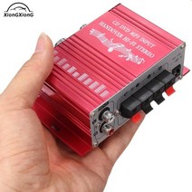 카오디오 블루투스500W 자동차 오토바이 HY2001 12V 온보드 파워 스테레오 앰프 레드 2 채널 카플레이어, 한개옵션0