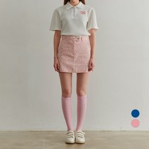 그레힙 여성 러블리 플라워 패턴 큐롯 치마 바지 여성골프웨어 골프치마바지 테니스복 연습복