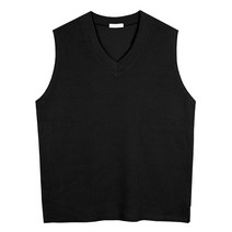 남녀공용 브이넥 니트 조끼 봄 가을 겨울 데일리 코디 남성 여성 옷 V넥
