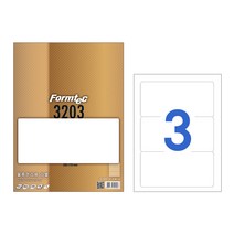 폼텍 LQ-3101 바코드용 라벨 (60단 20매), 폼텍 라벨 용지, 물류용 LQ-3203 (3단)