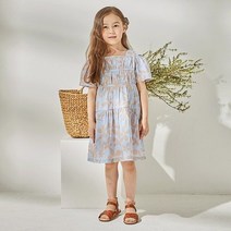 치크(CHEEK) 와이드 소매 스퀘어넥 원피스 CKOW2138G_인천논현점